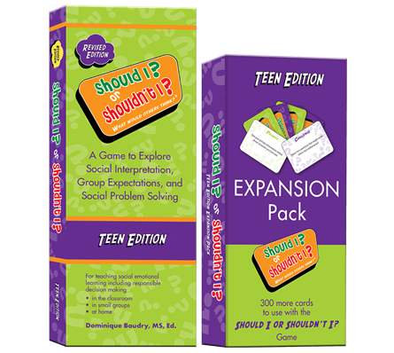 Should I? or Shouldn’t I? Teen Game + Expansion Pack Bundle