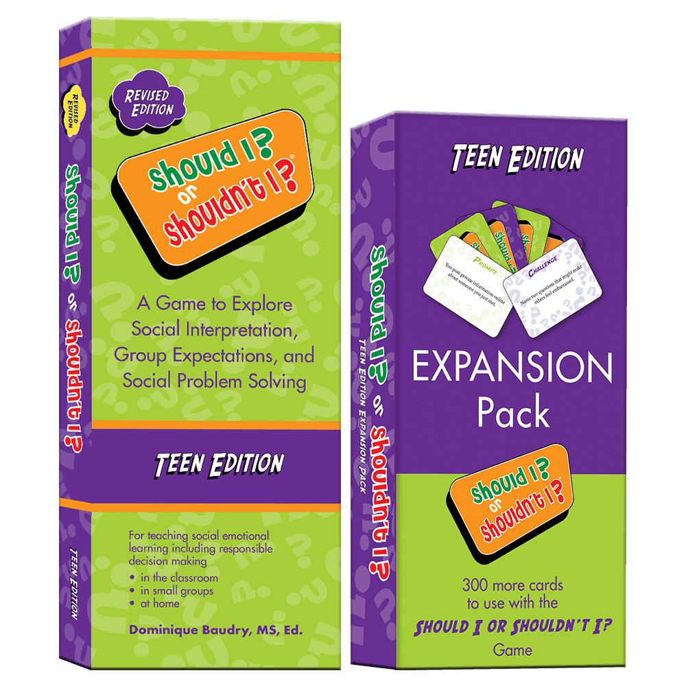 Should I? or Shouldn’t I? Teen Game + Expansion Pack Bundle